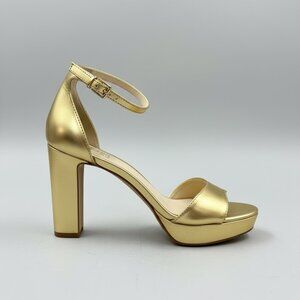 Vince Camuto gold Sathina shoes, size 6.5, NEW IN BOX!